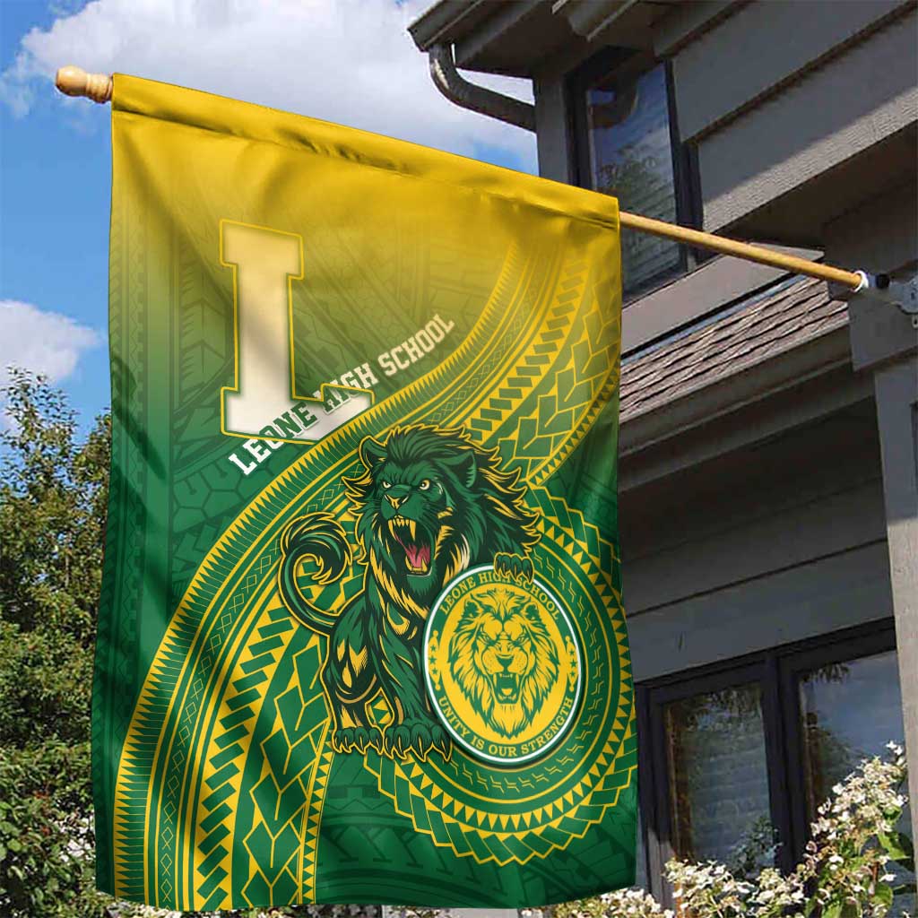 Leone High School Garden Flag Leone Lion LT05 - Polynesian Pride