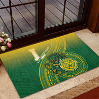 Leone High School Rubber Doormat Leone Lion LT05 - Polynesian Pride