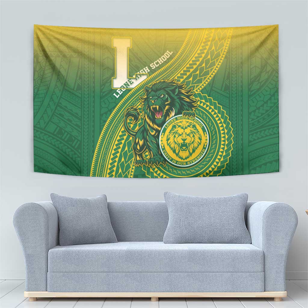 Leone High School Tapestry Leone Lion LT05 - Polynesian Pride