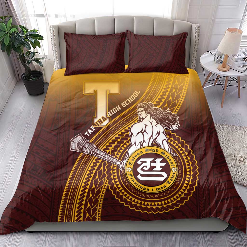 Tafuna High School Bedding Set Polynesian Warrior LT05 - Polynesian Pride