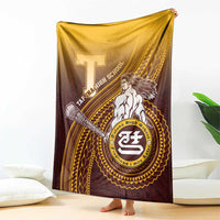 Tafuna High School Blanket Polynesian Warrior LT05 - Polynesian Pride