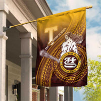 Tafuna High School Garden Flag Polynesian Warrior LT05 House Flag Maroon - Polynesian Pride