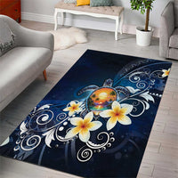 Hawaii Honu Area Rug Polynesian Curves Plumeria LT05 - Polynesian Pride