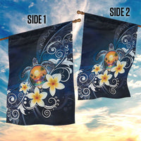 Hawaii Honu Garden Flag Polynesian Curves Plumeria LT05 - Polynesian Pride