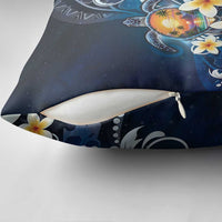 Hawaii Honu Pillow Cover Polynesian Curves Plumeria LT05 - Polynesian Pride