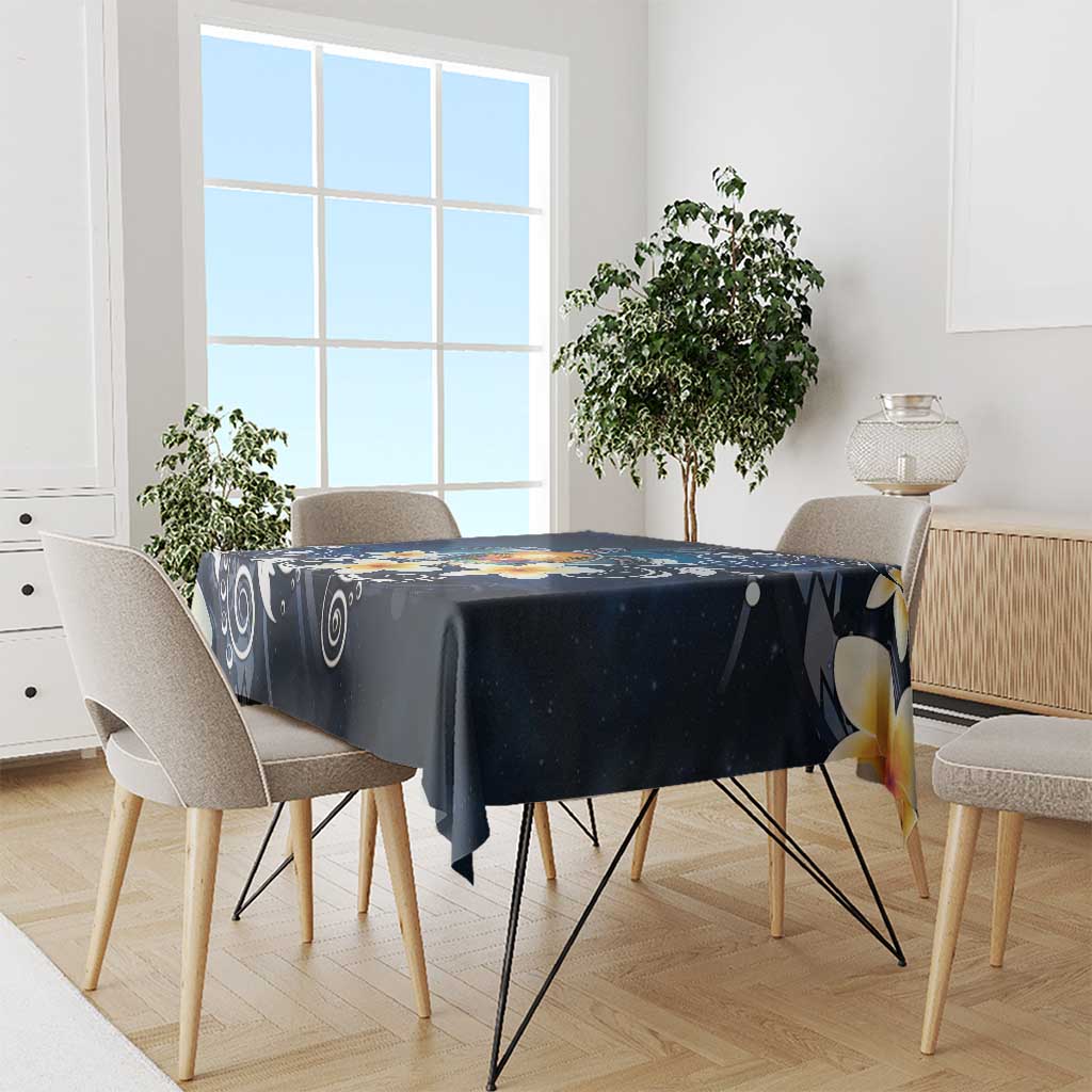 Hawaii Honu Tablecloth Polynesian Curves Plumeria LT05 - Polynesian Pride