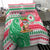 Hawaii Christmas Bedding Set Santa Claus Surf Mele Kalikimaka LT05 - Polynesian Pride