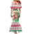 Hawaii Christmas Mermaid Dress Santa Claus Surf Mele Kalikimaka LT05 - Polynesian Pride