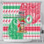 Hawaii Christmas Shower Curtain Santa Claus Surf Mele Kalikimaka LT05 - Polynesian Pride