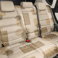 Vintage Lapita Back Car Seat Cover Iconic Double Face Pattern Beige LT05 - Polynesian Pride