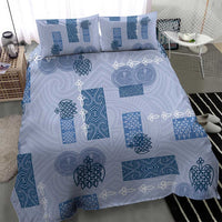 Vintage Lapita Bedding Set Iconic Double Face Pattern Blue LT05 - Polynesian Pride
