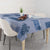 Vintage Lapita Tablecloth Iconic Double Face Pattern Blue