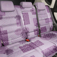 Vintage Lapita Back Car Seat Cover Iconic Double Face Pattern Violet LT05 - Polynesian Pride