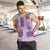 Vintage Lapita Men Tank Top Iconic Double Face Pattern Violet