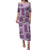 Vintage Lapita Puletasi Iconic Double Face Pattern Violet