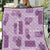 Vintage Lapita Quilt Iconic Double Face Pattern Violet