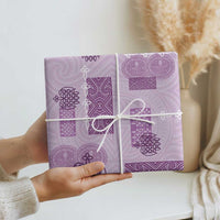 Vintage Lapita Wrapping Paper Iconic Double Face Pattern Violet LT05 - Polynesian Pride