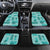 Vintage Lapita Car Mats Iconic Double Face Pattern Turquoise