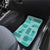 Vintage Lapita Car Mats Iconic Double Face Pattern Turquoise