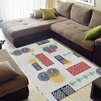 Vintage Lapita Area Rug Iconic Double Face Pattern LT05 - Polynesian Pride