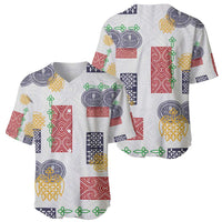 Vintage Lapita Baseball Jersey Iconic Double Face Pattern LT05 - Polynesian Pride
