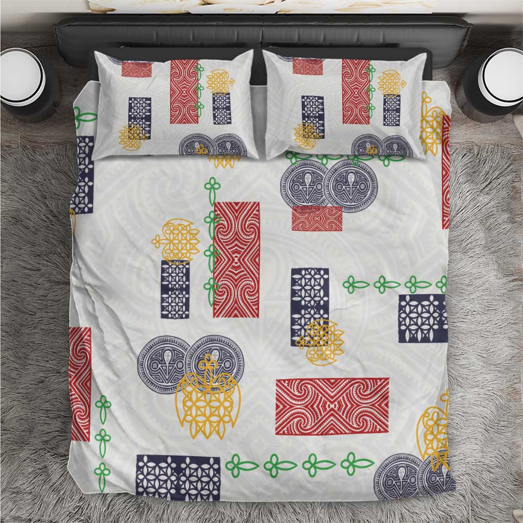 Vintage Lapita Bedding Set Iconic Double Face Pattern LT05 Colorful - Polynesian Pride