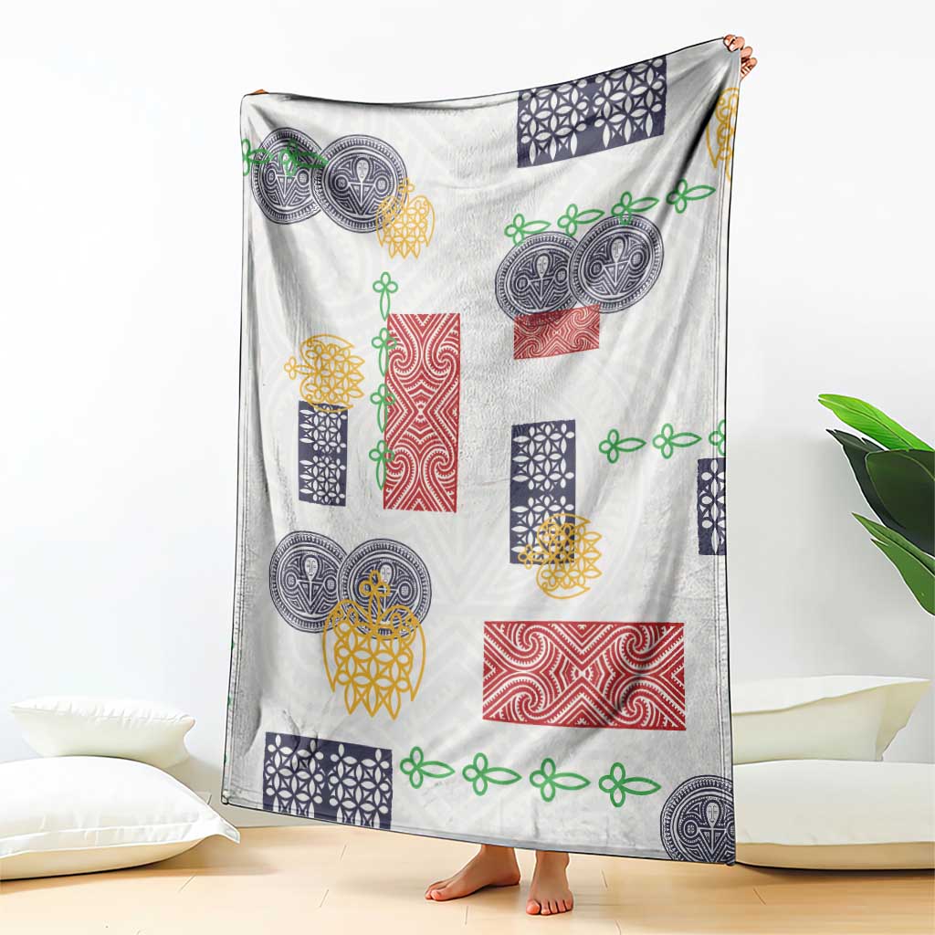 Vintage Lapita Blanket Iconic Double Face Pattern LT05 - Polynesian Pride