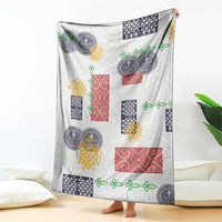 Vintage Lapita Blanket Iconic Double Face Pattern LT05 - Polynesian Pride