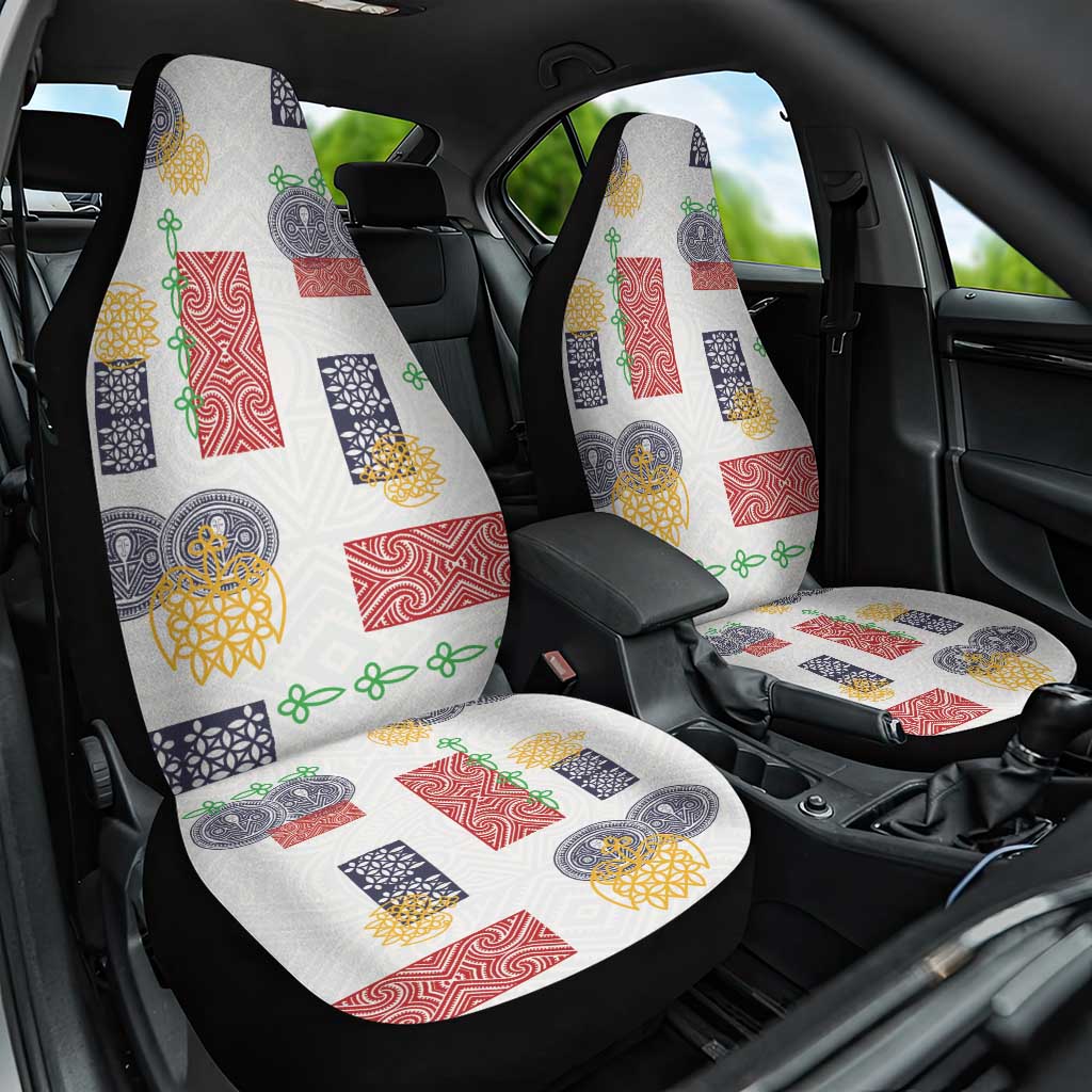 Vintage Lapita Car Seat Cover Iconic Double Face Pattern LT05 One Size Colorful - Polynesian Pride
