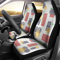 Vintage Lapita Car Seat Cover Iconic Double Face Pattern LT05 - Polynesian Pride