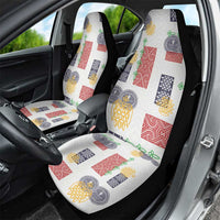 Vintage Lapita Car Seat Cover Iconic Double Face Pattern LT05 - Polynesian Pride