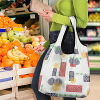 Vintage Lapita Grocery Bag Iconic Double Face Pattern LT05 - Polynesian Pride