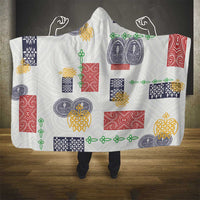 Vintage Lapita Hooded Blanket Iconic Double Face Pattern LT05 - Polynesian Pride