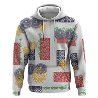 Vintage Lapita Hoodie Iconic Double Face Pattern LT05 Pullover Hoodie Colorful - Polynesian Pride