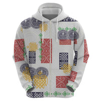 Vintage Lapita Hoodie Iconic Double Face Pattern LT05 - Polynesian Pride