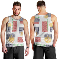 Vintage Lapita Men Tank Top Iconic Double Face Pattern LT05 - Polynesian Pride