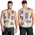 Vintage Lapita Men Tank Top Iconic Double Face Pattern