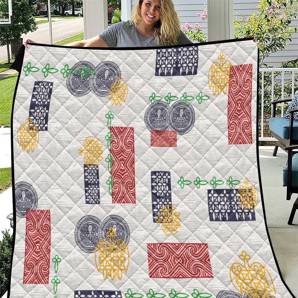 Vintage Lapita Quilt Iconic Double Face Pattern LT05 Colorful - Polynesian Pride