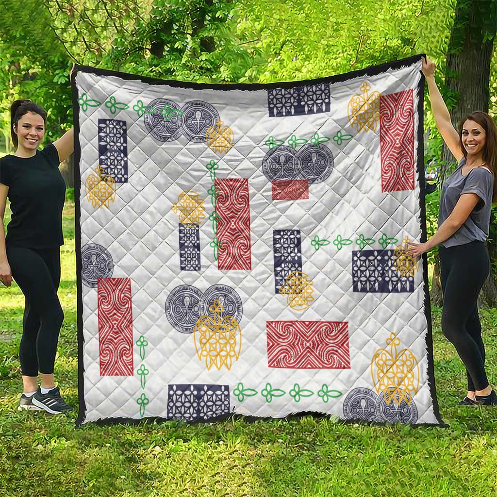 Vintage Lapita Quilt Iconic Double Face Pattern LT05 - Polynesian Pride