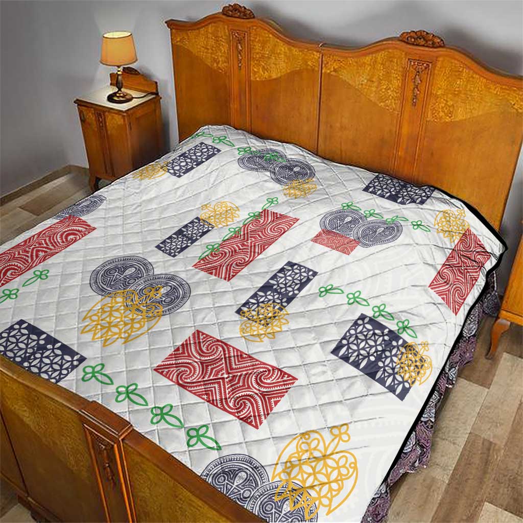 Vintage Lapita Quilt Iconic Double Face Pattern LT05 - Polynesian Pride