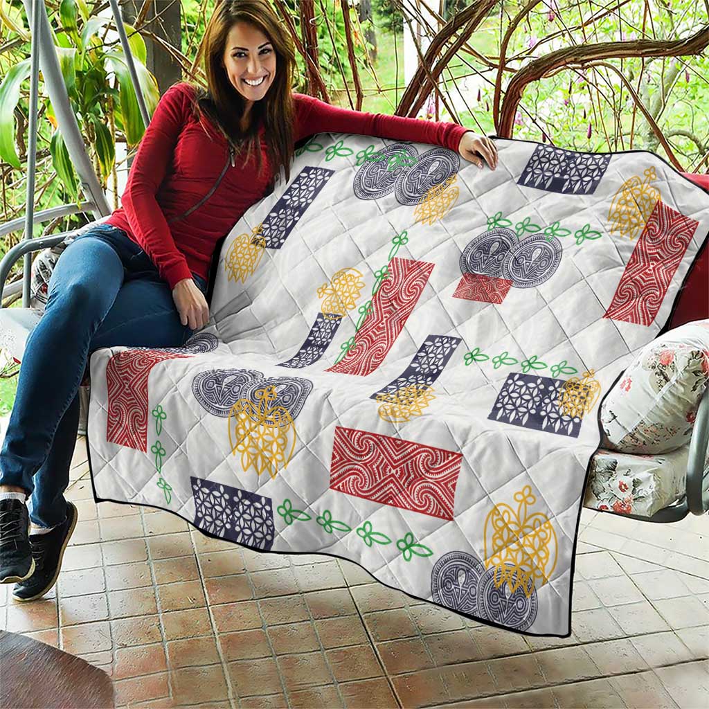 Vintage Lapita Quilt Iconic Double Face Pattern LT05 - Polynesian Pride