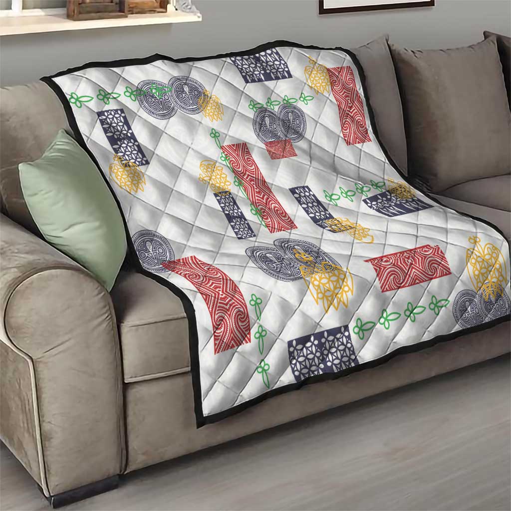 Vintage Lapita Quilt Iconic Double Face Pattern LT05 - Polynesian Pride