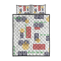 Vintage Lapita Quilt Bed Set Iconic Double Face Pattern LT05 - Polynesian Pride