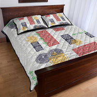 Vintage Lapita Quilt Bed Set Iconic Double Face Pattern LT05 - Polynesian Pride