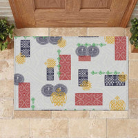 Vintage Lapita Rubber Doormat Iconic Double Face Pattern LT05 Colorful - Polynesian Pride