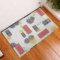 Vintage Lapita Rubber Doormat Iconic Double Face Pattern LT05 - Polynesian Pride