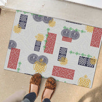 Vintage Lapita Rubber Doormat Iconic Double Face Pattern LT05 - Polynesian Pride