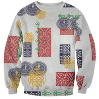 Vintage Lapita Sweatshirt Iconic Double Face Pattern LT05 Unisex Colorful - Polynesian Pride