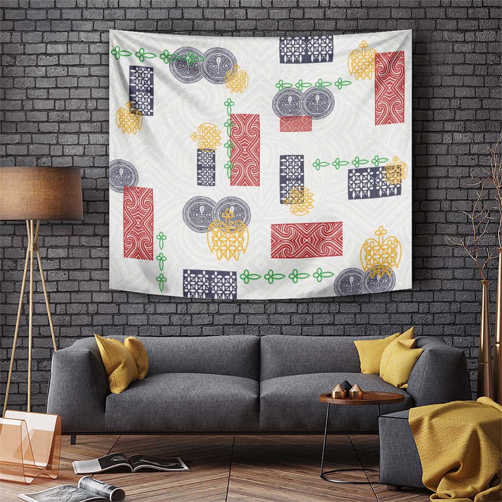 Vintage Lapita Tapestry Iconic Double Face Pattern LT05 Colorful - Polynesian Pride