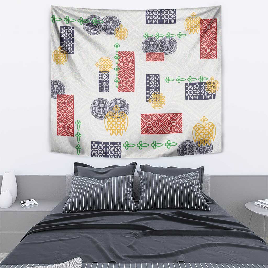Vintage Lapita Tapestry Iconic Double Face Pattern LT05 - Polynesian Pride